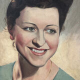 Painting "The young woman of 1946"