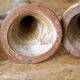Set of 4 stoneware candle holders Pierre Lion - Puisaye
