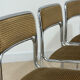 Chaises vintage tubulaires chromées 