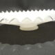 Pendant lamp Opaline white serrated / vintage / lampshade