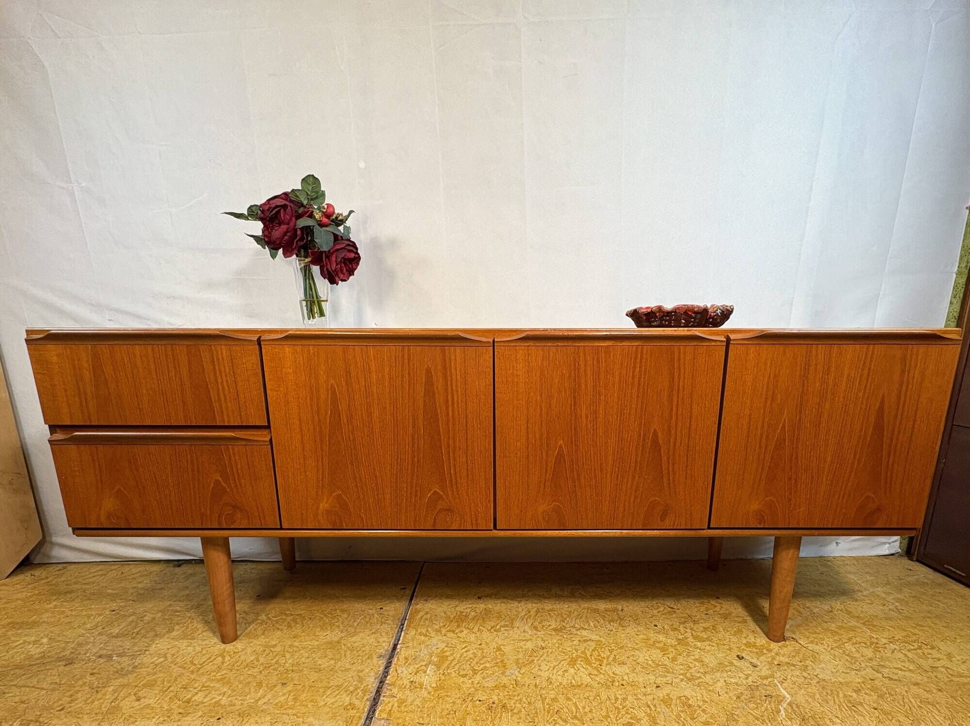 Mid-Century Retro Vintage Teak Sideboard by A.H. McIntosh 1960s  Scandinavi