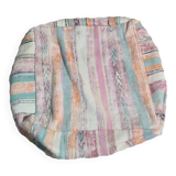 Handmade bohemian Berber pouf 60 X 60 X 25 CM