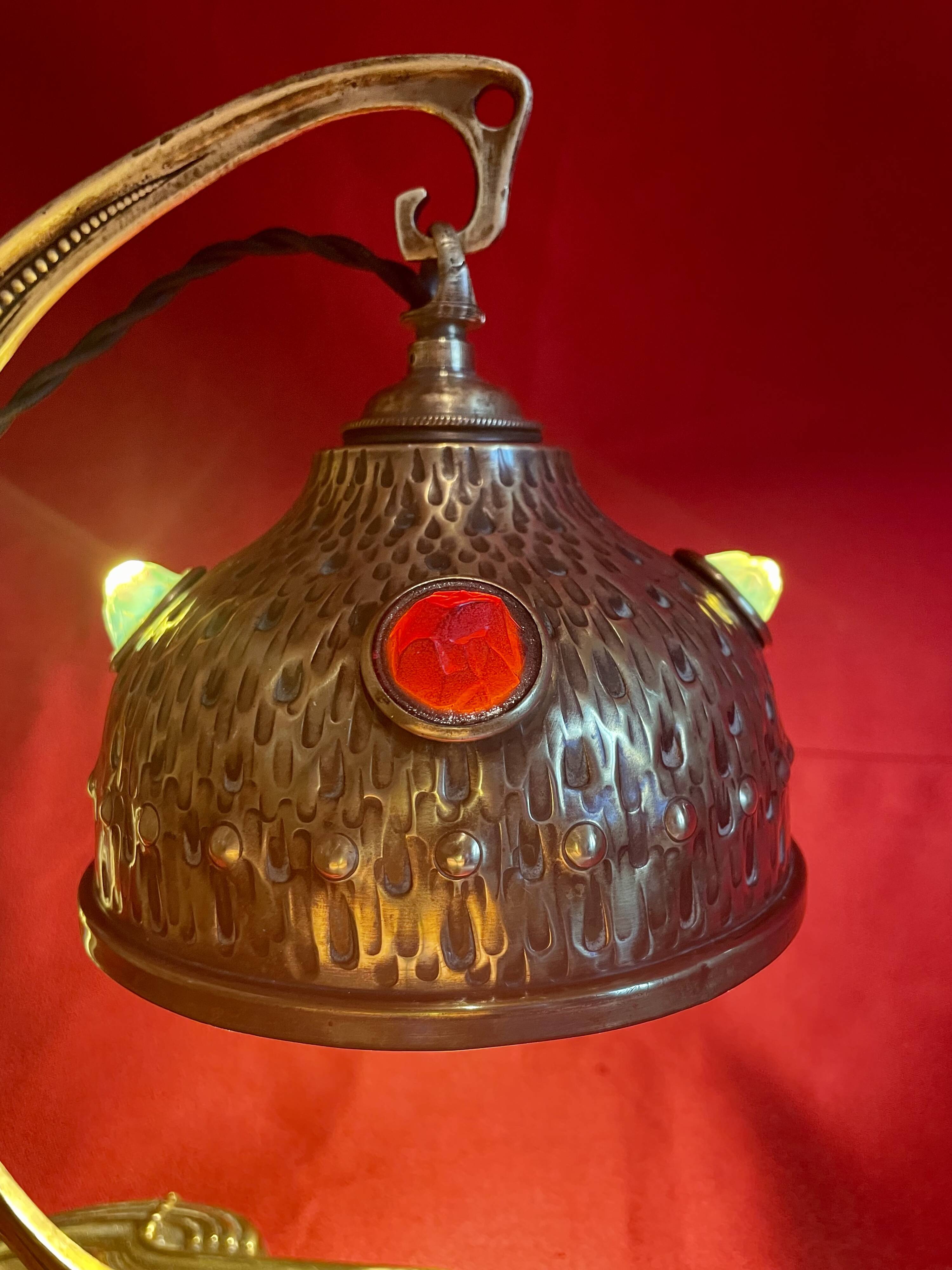 Art Nouveau wall lamp, 1920s