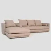 Corner sofa KOPENHAGA beige, Scandinavian design