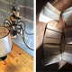 Vintage pork bladder lamps-day for dutch lustre