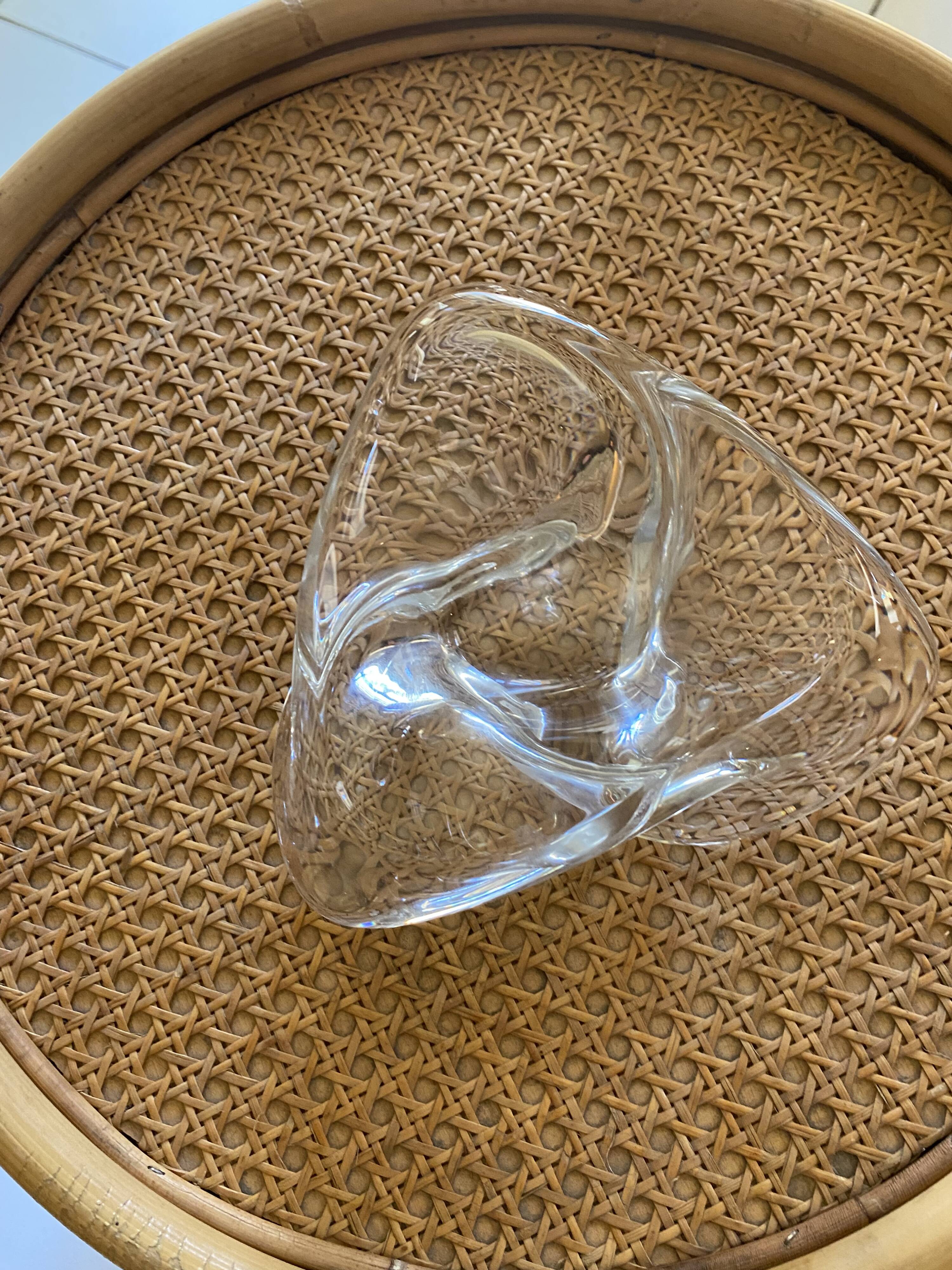 Cut crystal ashtray 1950