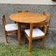 Table and 4 chairs set