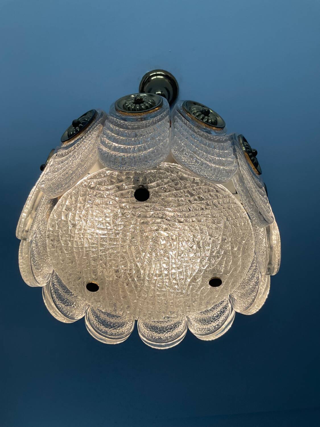 Vintage Kaiser Leuchten chandelier from the 60s