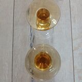 2 antique wine glasses