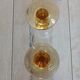 2 antique wine glasses