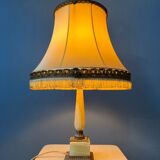 Table lamp with marble base