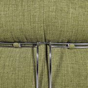 Green linen Soriana chaise longue, Afra & Tobia Scarpa, Cassina, 1970