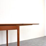 Mid-Century Danish Teak Extendable Dining Table, 1960s.