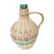 Vintage wicker demijohn