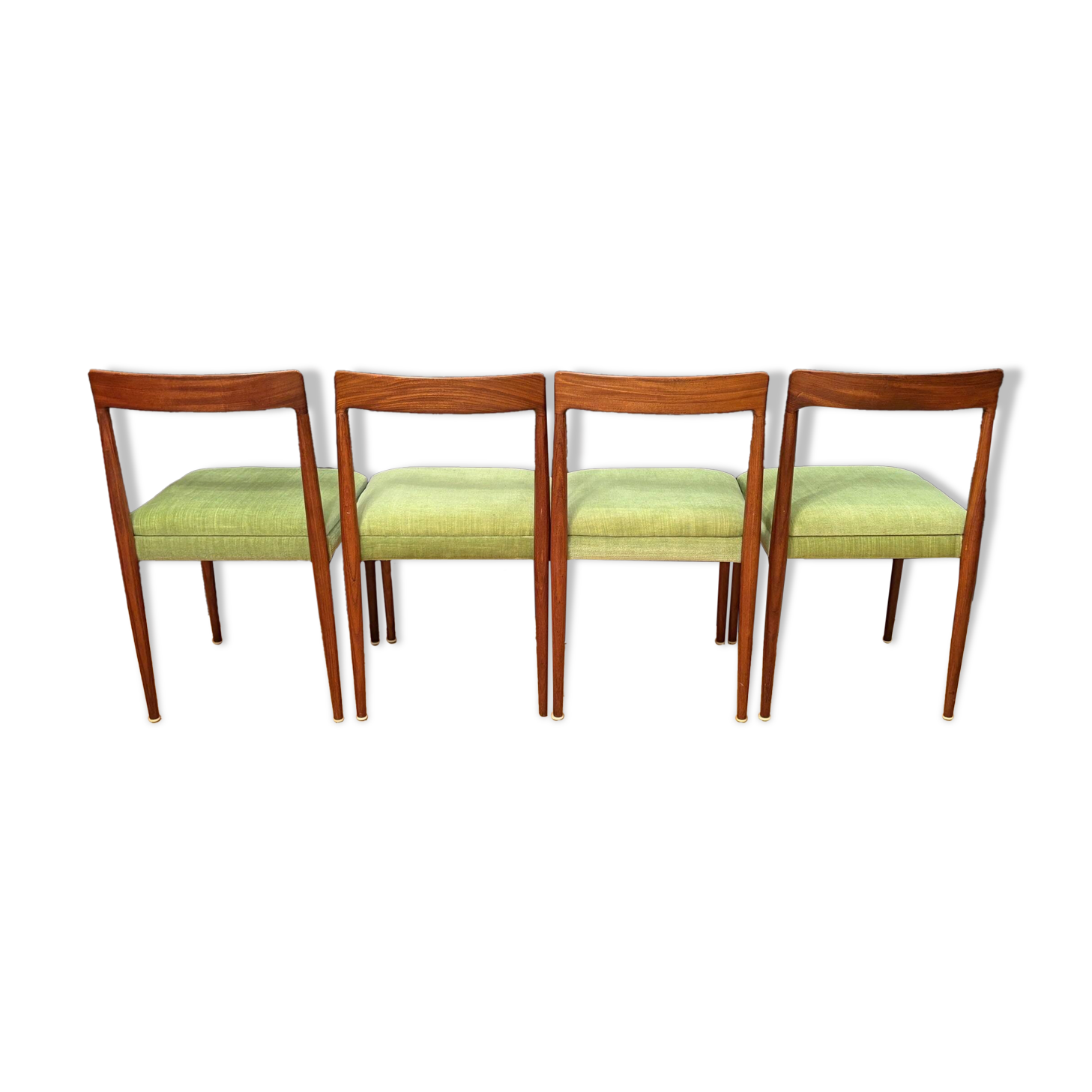 Set of four Lübke chairs, Germany, 1960s
