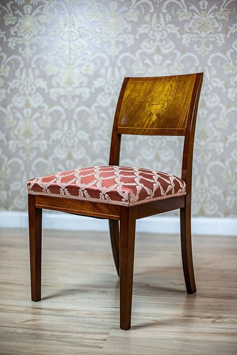 Antique Biedermeier Living Room Set, 1890s, Set of 7