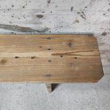 Fir farmhouse bench