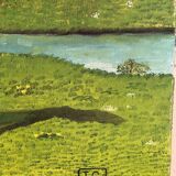 Tableau ancien représentant un cheval