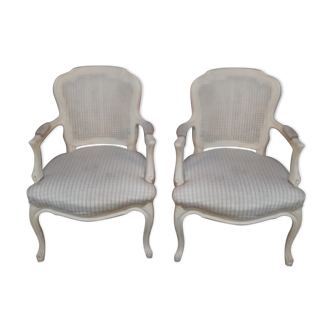 Pair of Louis XVI-style armchairs