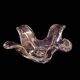 Crystal candlestick from Bayel, flower petal shape A559
