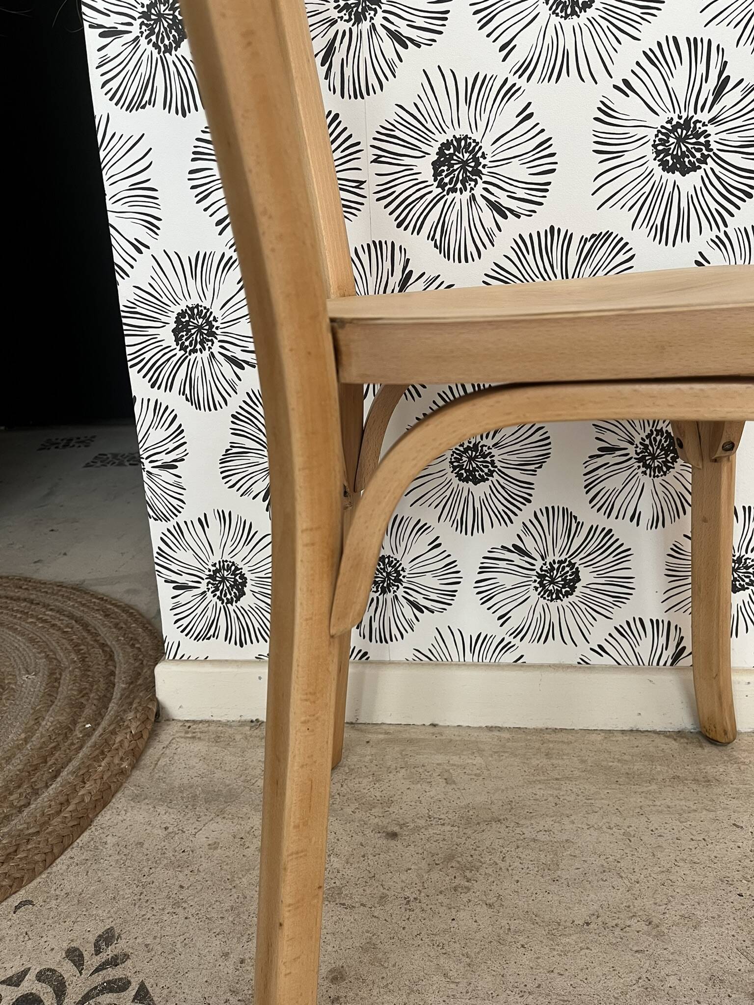 Chaise Baumann bois Nao style scandinave esprit bistrot