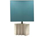 Hollywood regency set of 2 ceramic table Lamps, France 1970s