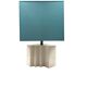 Hollywood regency set of 2 ceramic table Lamps, France 1970s