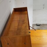 Vintage secretaire with bookcase, 1950s