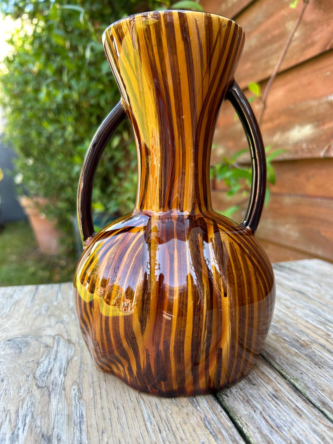 Digoin Domino ceramic vase