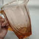 Vintage pink glass decanter