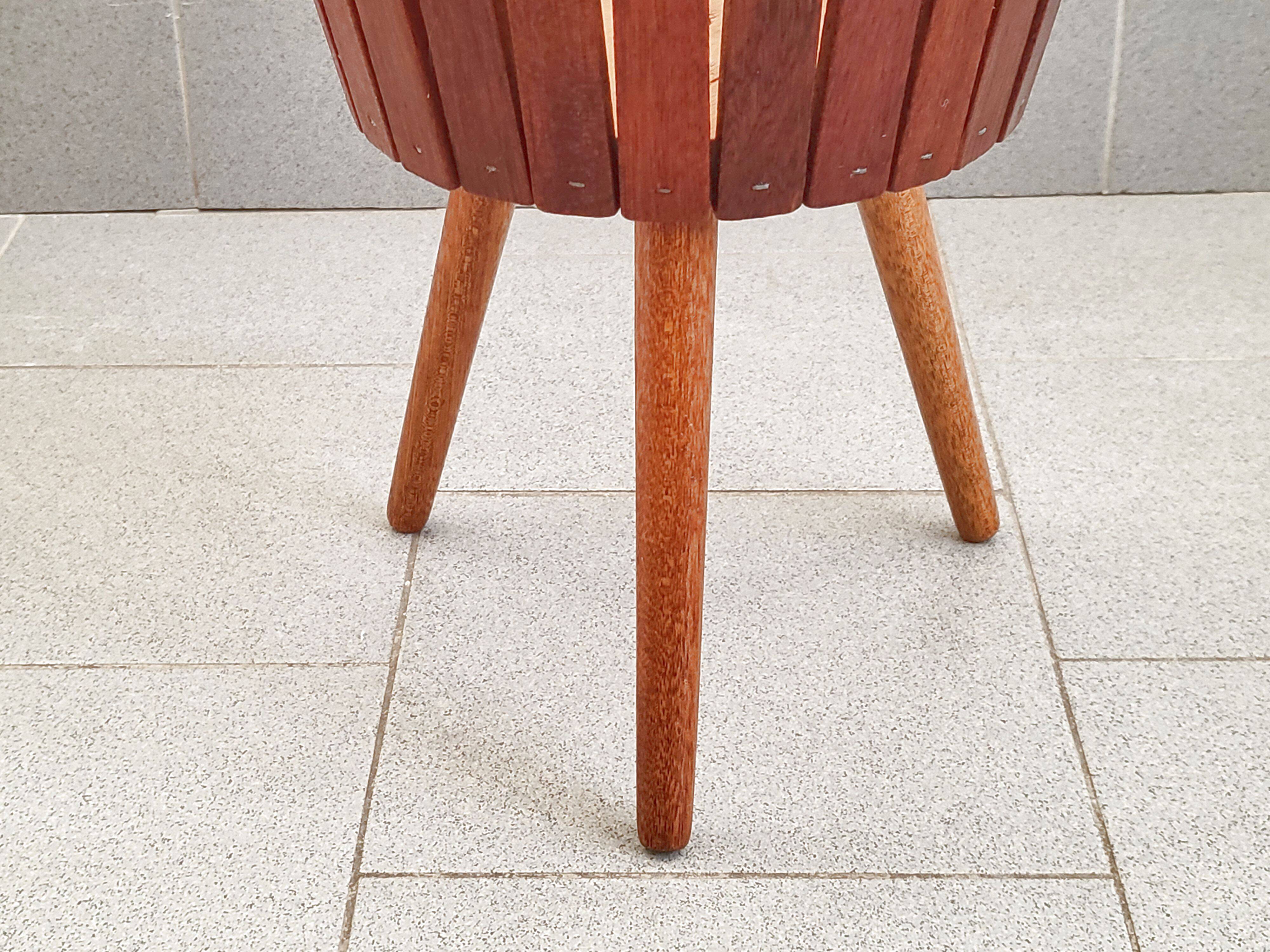 Porte-plantes vintage scandinave 1960