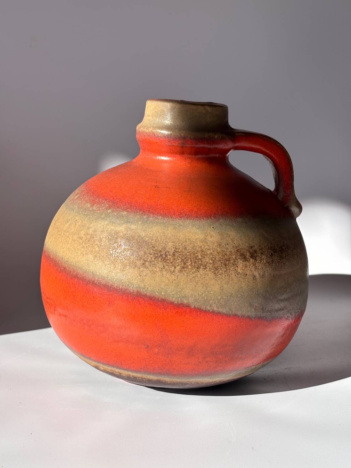 Vase en céramique vintage West Germany