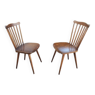 Paire de chaises Baumann modèle Menuet
