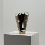Silver metal mask by Gio Ponti for Christofle, 1978