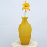 Yellow shortbread vase