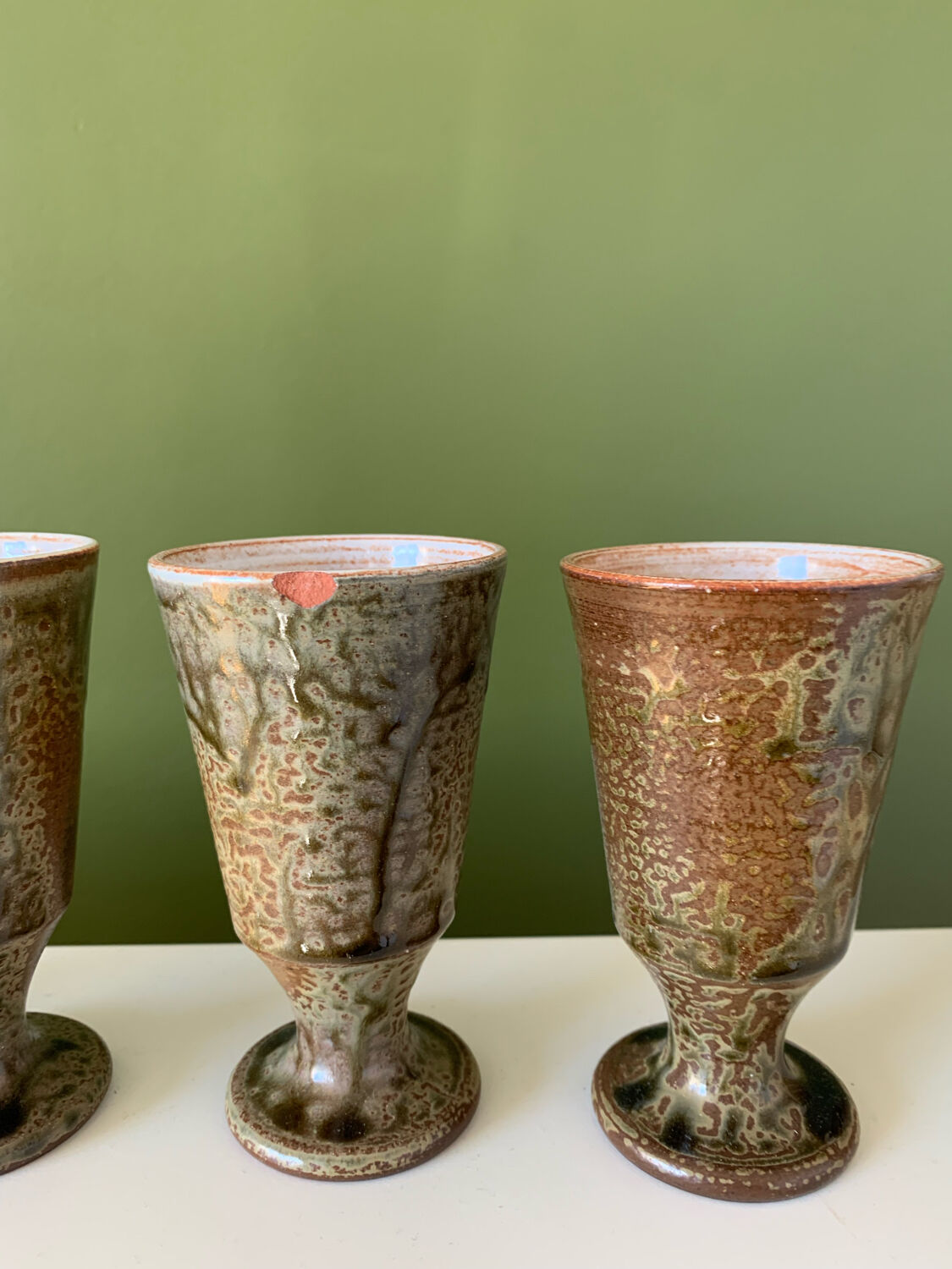 Mazagran terracotta cups