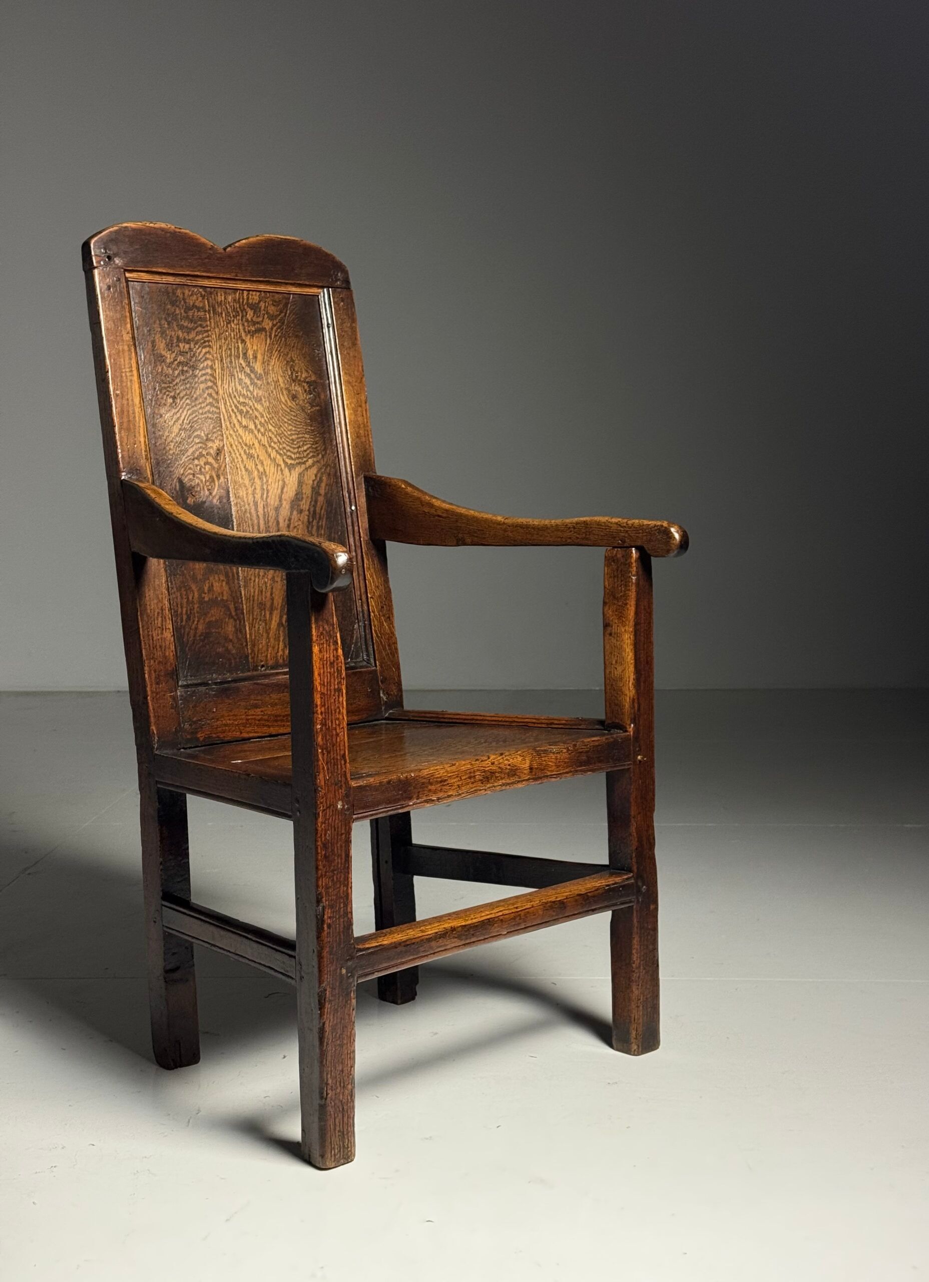 Chaise anglaise en chêne, 1650-1670