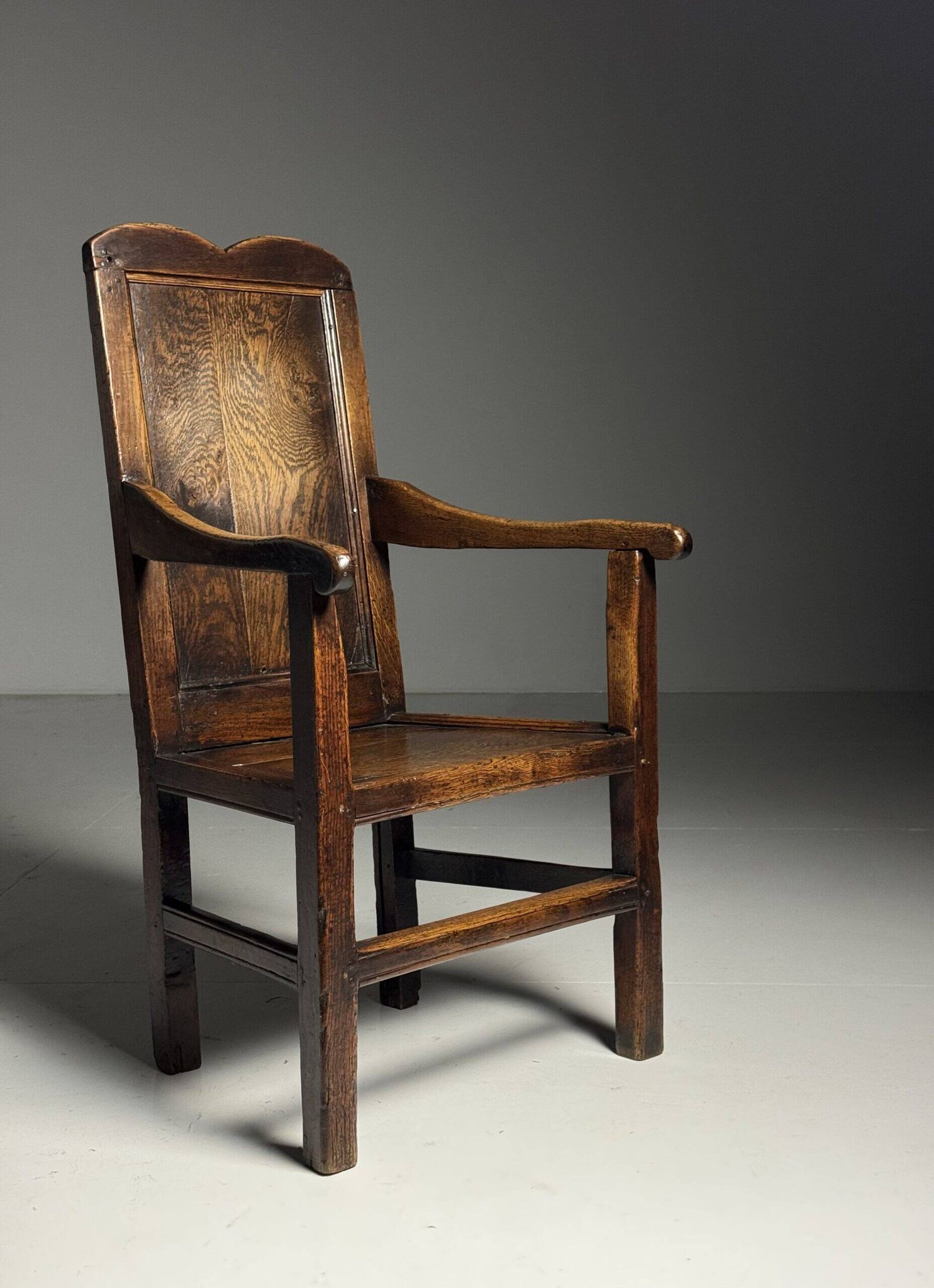 Chaise anglaise en chêne, 1650-1670