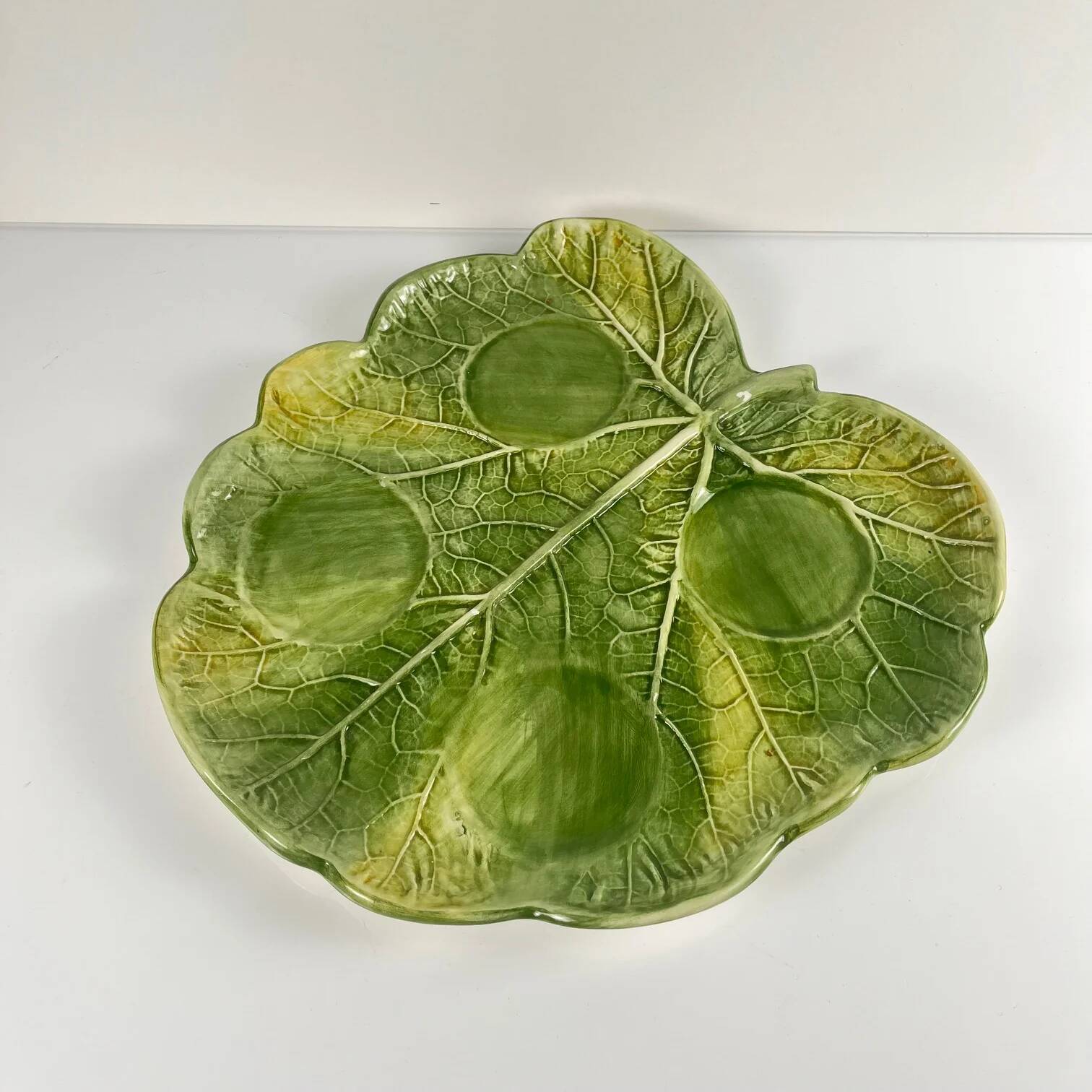Melon service in earthenware for 4 people, 20th century