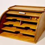 Old oak curtain storage file