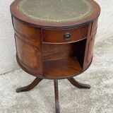 Bookcase pedestal table rotating table 3 drawers