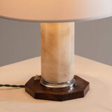 ART DECO ALABASTER LAMP, 1930s