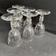 6 Baccarat Clermont liqueur glasses