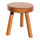 Tabouret bas tripode en frêne