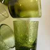 Set of 6 glasses cups of Biot XXL 1960