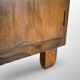 Buffet/crédence Art déco italien en noyer, années 1940