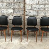 Set of 4 chairs model Pegasus edited by Baumann - 60s