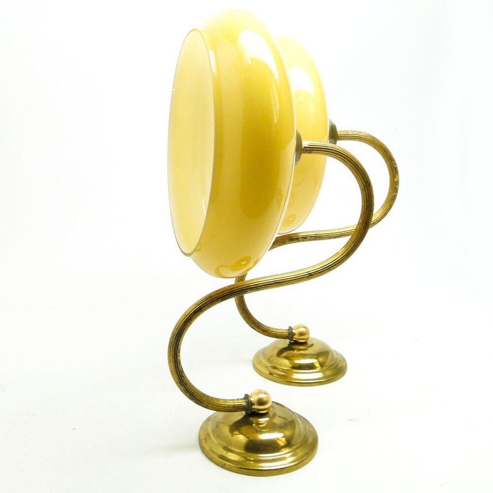 Art Deco sconces, Poland, 1950s, set of 2