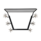 Roger Feraud wall coat rack