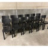 Set of 12 chairs Gervasoni 1882 design by Paola Navone